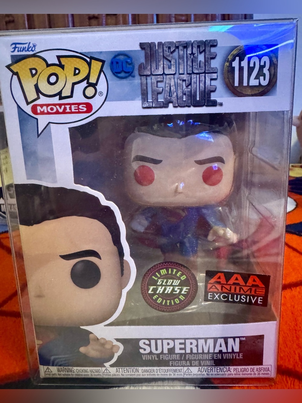 Funko Pop! Superman # 1123 - AAA Animae Exclusive- New in box